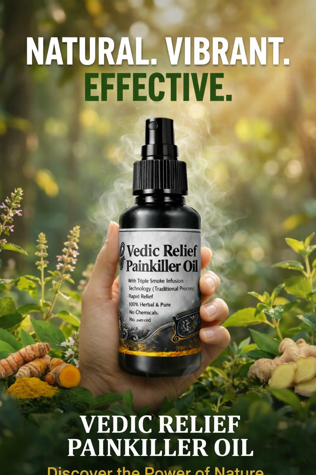 Vedic Pain Relief and Massage Smoke Oil