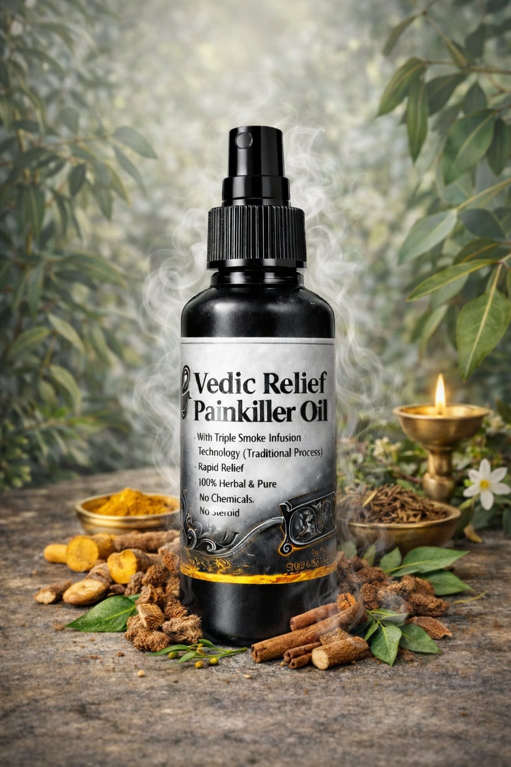 Smoke Pain Relief and Massage Oil