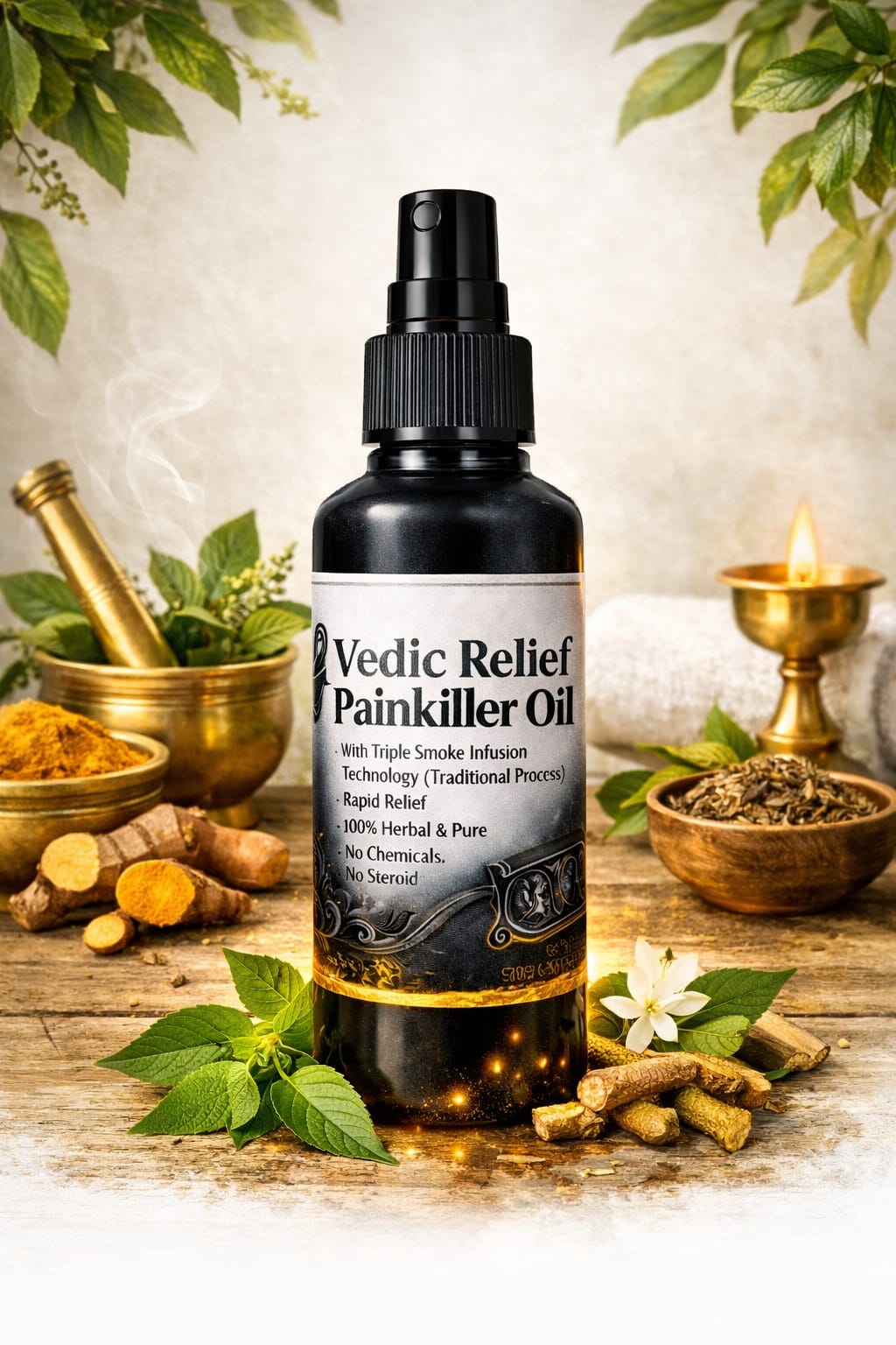 Vedic Pain Relief and Massage Smoke Oil
